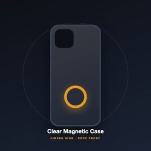 Clear Magnetic Phone Case — Works With Any Car Mount